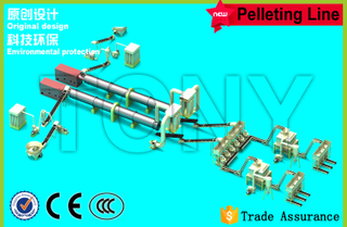 Dây chuyền đóng kiện rơm 8-12T / H